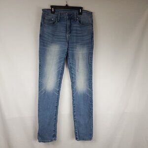 American Eagle Outfitters Slim Leg mens Light Blue Wash Denim Jeans Sz 32/34